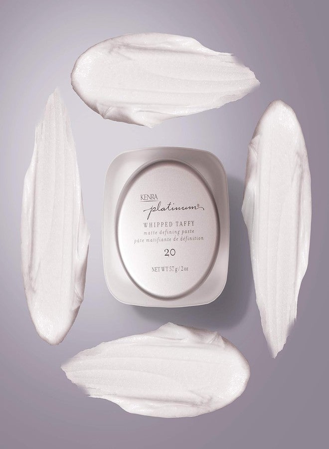 Kenra Professional Platinum Whipped Taffy 20 | Matte Defining Paste | Delivers An Ultra-Matte, Firm Hold Finish | Sculpts, Smooths & Texturizes Styles | All Hair Types | 2fl. Oz (2-Pack) - Image 4